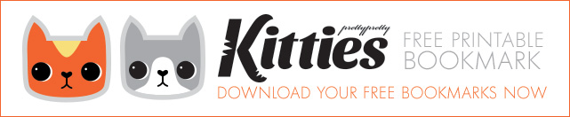 Download your free kitty bookmark now
